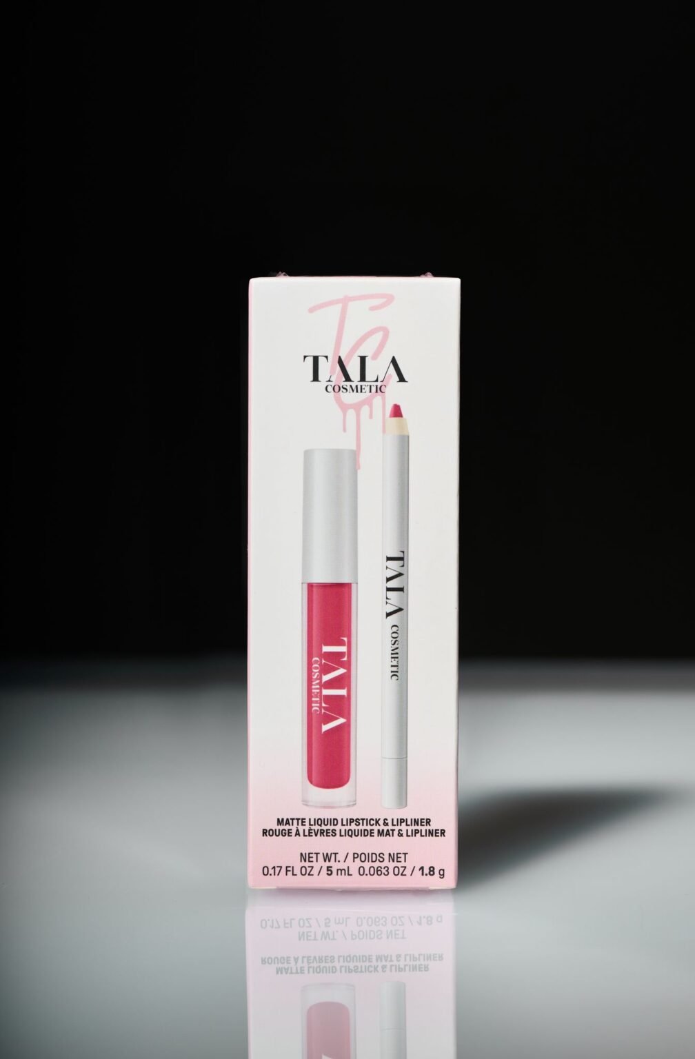 matte liquid lipstick and lipliner